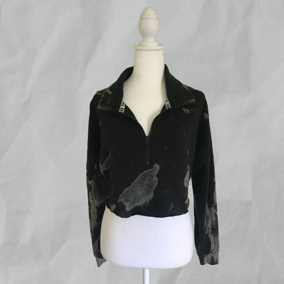 PINK Victoria's Secret Women Sweatshirt  Fleece Black Size SM and Cap Logo PINK - Picture 4 of 10